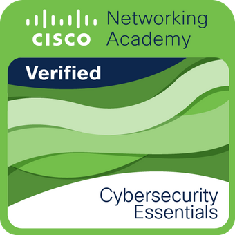 Cisco Cybersecurity Essentials certification badge