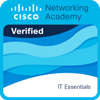 Cisco IT Essentials certification badge
