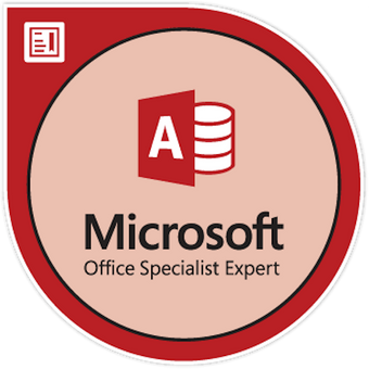 Microsoft Office Specialist Access Expert certification badge