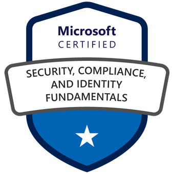 Microsoft Security, Compliance, and Identity Fundamentals certification badge