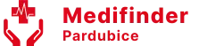 Medifinder logo (the application we built during this hackathon)